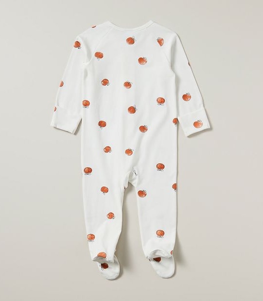 Baby Organic Cotton Print Coverall