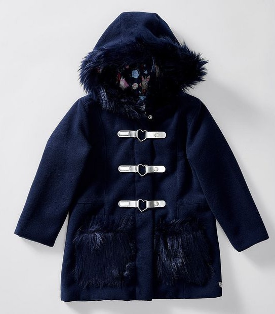 Tutu's & Tambourines Fur Trim Jacket