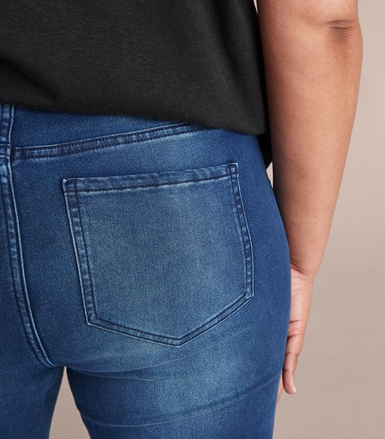 Curve Denim Cropped Jeggings 