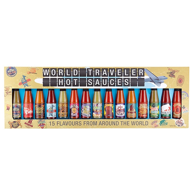 World Traveller 15 Pack of Hot Sauces Target Australia