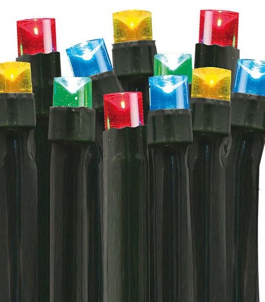 100 LED Coloured Solar Fairy Lights