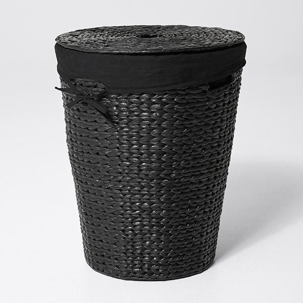 Black Hyacinth Weave Laundry Hamper Black Hyacinth Weave Laundry Hamper