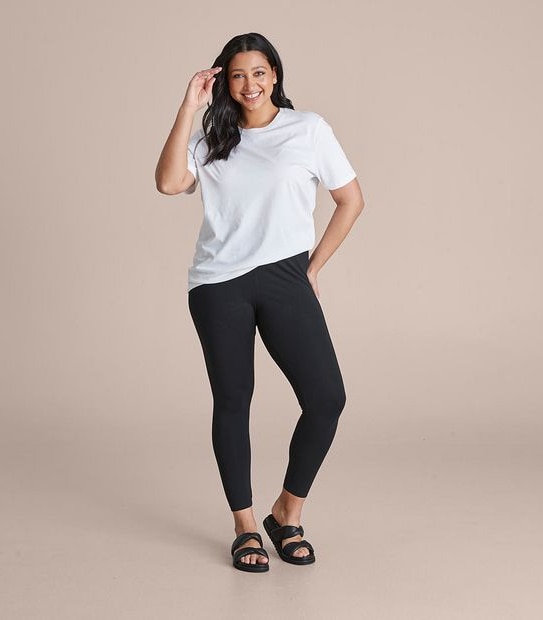 Curve Organic Cotton Full Length Leggings