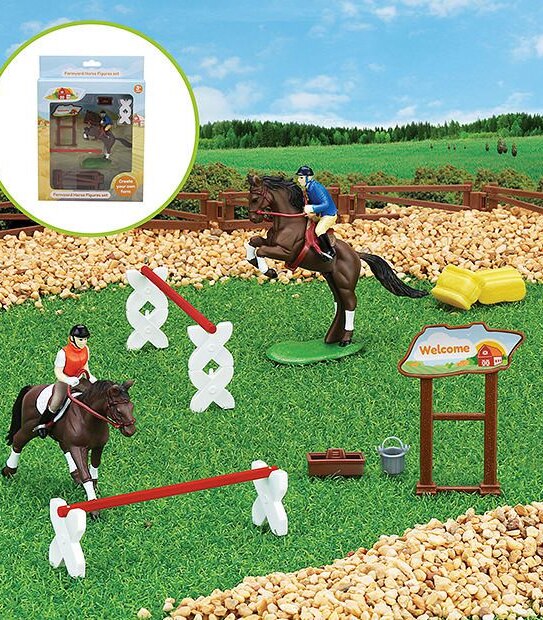 Farmyard Horse Figures Set Assorted