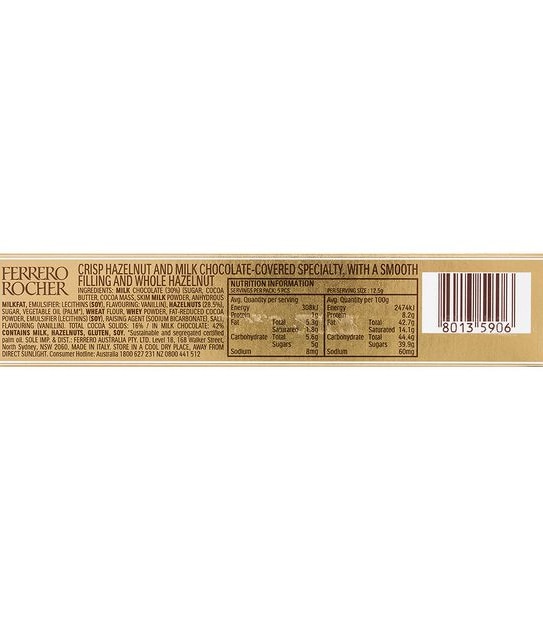 Ferrero Rocher 5 Pack - 62.5g