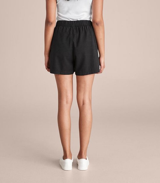 Pull On Slub Shorts