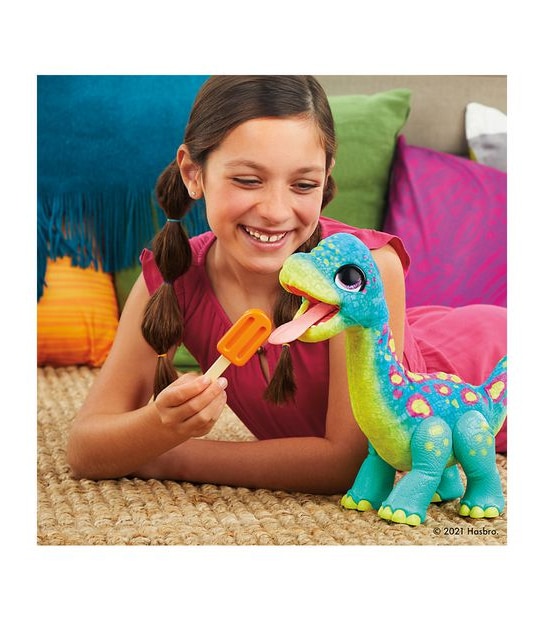 FurReal Snackin’ Sam the Bronto Interactive Animatronic Plush Toy