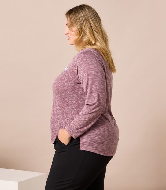 Fila Isa Plus Size Long Sleeve Flow T-Shirt