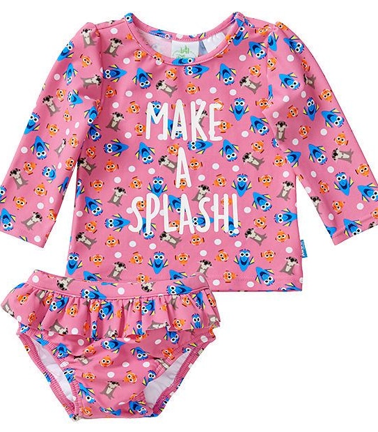 Disney Baby Finding Nemo Rash Vest and Swim Pants Set