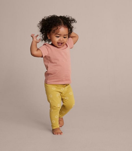 Baby Organic Cotton Print Leggings