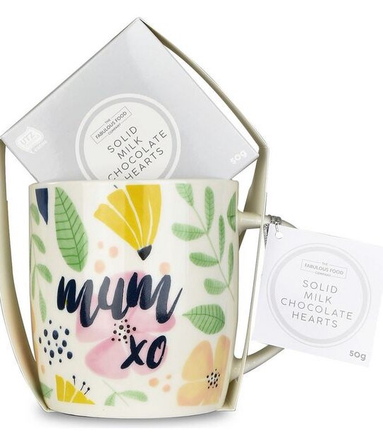 The Fabulous Food Company Mothers Day Mug with Chocolates - 50g