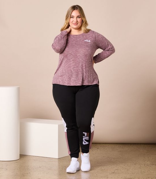 Fila Isa Plus Size Long Sleeve Flow T-Shirt