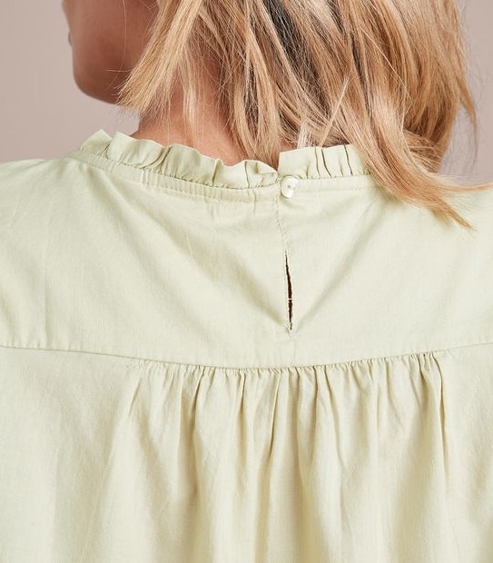 Preview Rose Flutter Sleeve Blouse