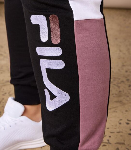 Fila Plus Size Isa Spliced Trackpants 4 of 5