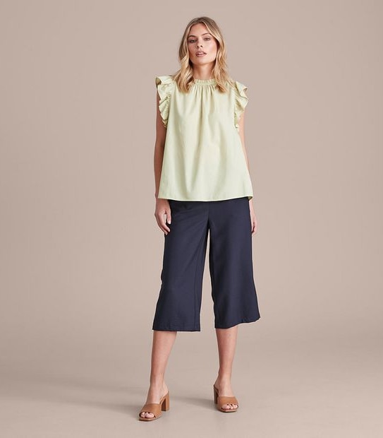 Preview Rose Flutter Sleeve Blouse
