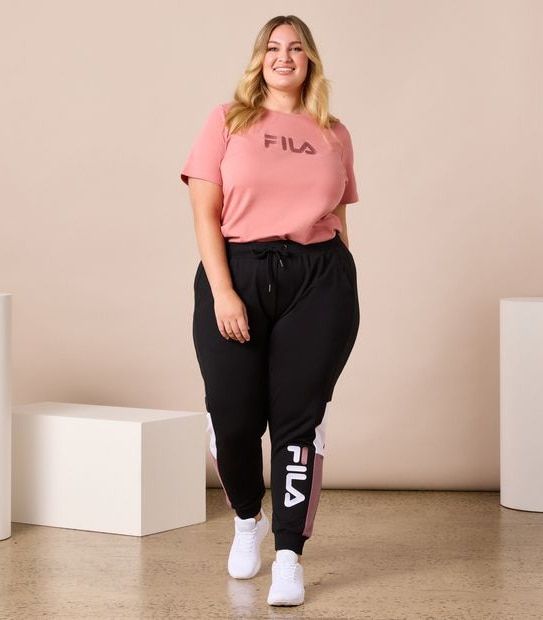 Fila Plus Size Isa Spliced Trackpants