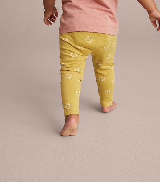 Baby Organic Cotton Print Leggings 3 of 5