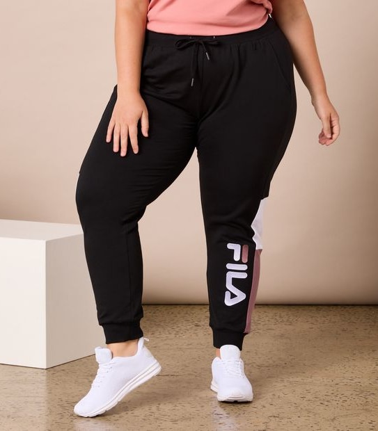 Fila Plus Size Isa Spliced Trackpants