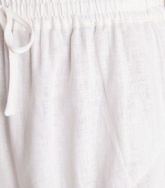 Lily Loves Linen Blend Frill Edge Shorts 4 of 5