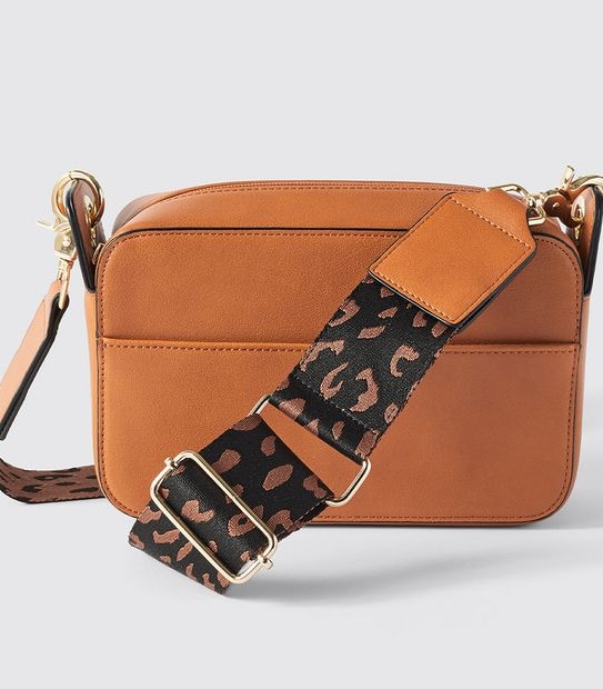 Lily Loves Wide Strap Camera Bag - Tan