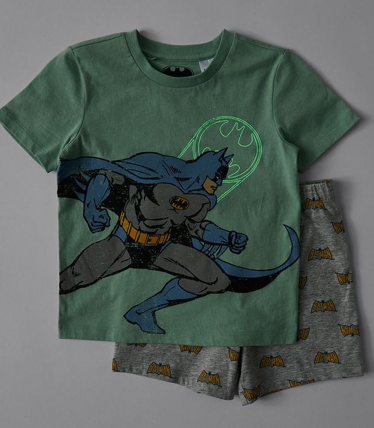 Batman Glow In The Dark Pyjama Set