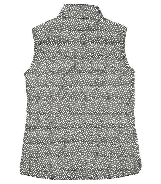 Star Print Puffer Vest