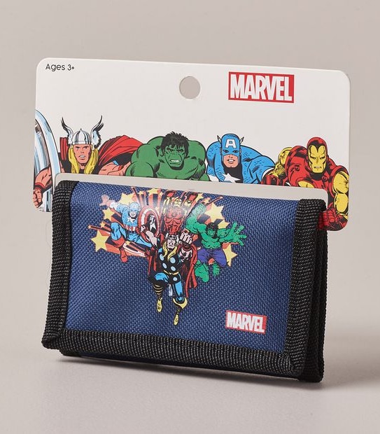 Marvel Avengers Wallet Kids Coin Bag Tri-Fold Boy Licensed Product