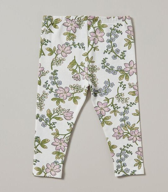 Baby Organic Cotton Print Leggings