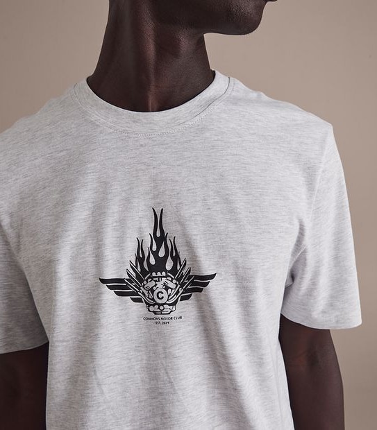 Commons Motor Club Print T-Shirt