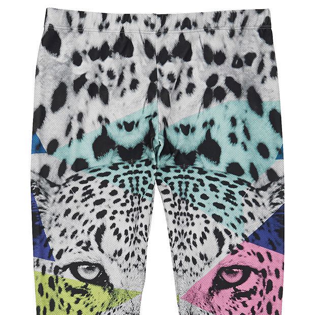 Full Length Geo Leopard Print Leggings 