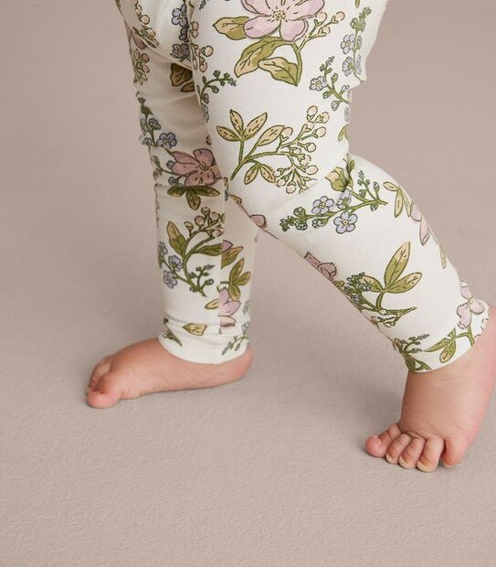 Baby Organic Cotton Print Leggings