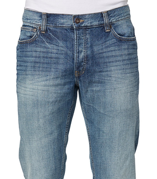Men's Tapered Fit Jeans - Broken In Bleach 2 of 2