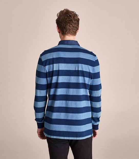Striped Long Sleeve Rugby Top