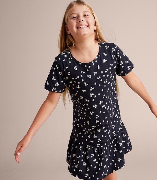 Drop Hem Dress