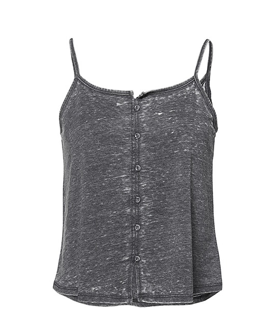 Lily Loves Button Front Cami - Peacoat 4 of 5