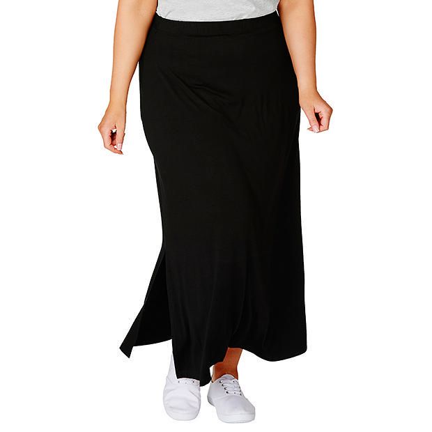 Belle Curve Jersey Maxi Skirt | Target Australia