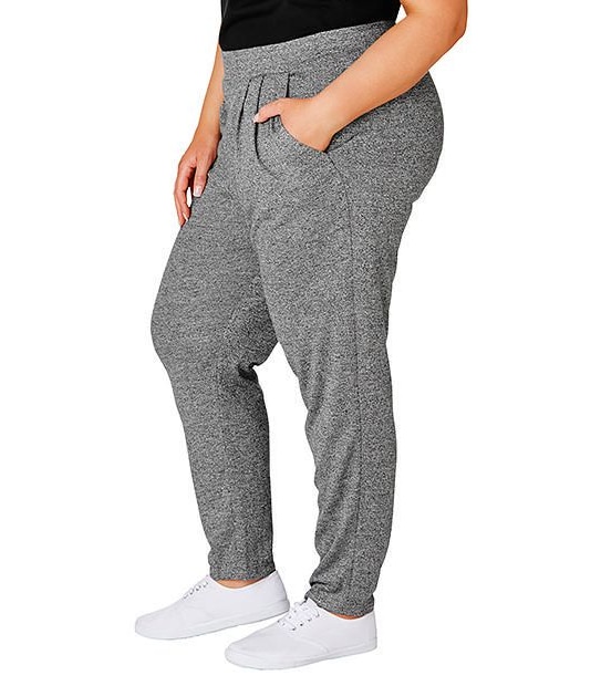 Belle Curve Lounge Pants - Charcoal Marle 2 of 4