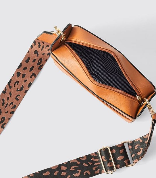 Lily Loves Wide Strap Camera Bag - Tan