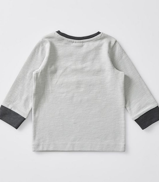 Baby Organic Cotton Koala Print Pyjama Set - Grey