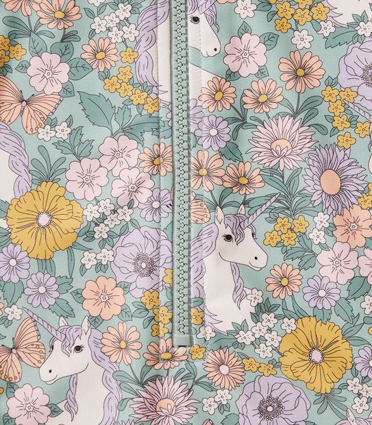 Floral Unicorn Swim Surfsuit