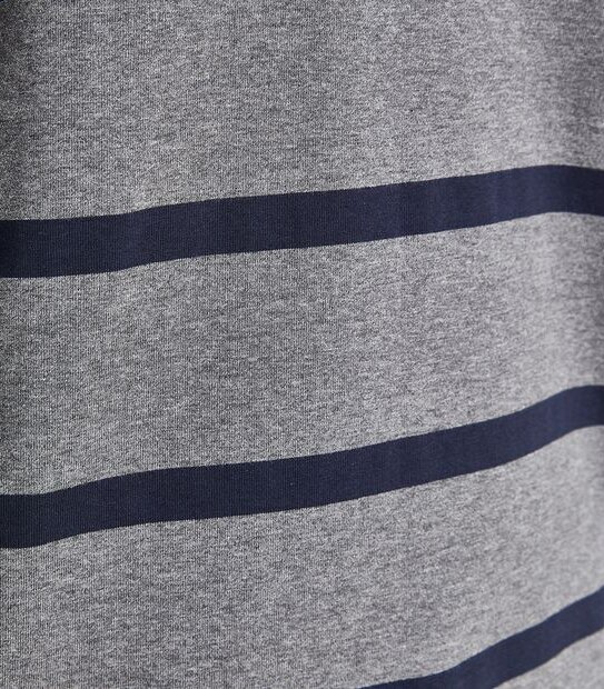 Striped Long Sleeve Rugby Top