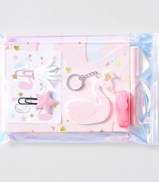 Swan Journal & Keyring Set