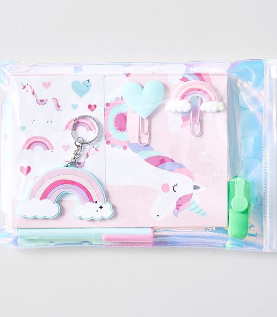 Unicorn Journal & Keyring Set