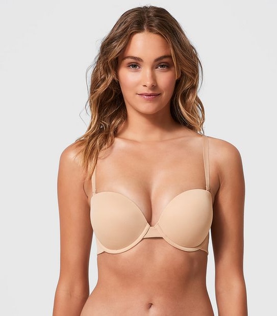 Gin Strapless Bra - Latte Brown