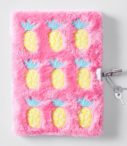 Pineapple Lockable Journal