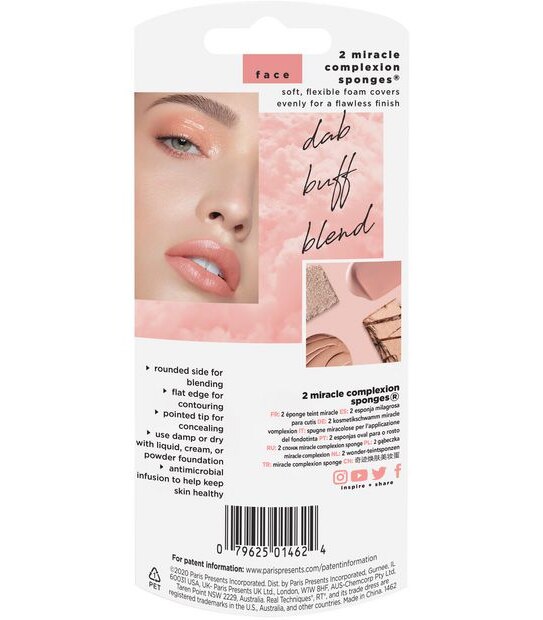 Real Techniques 2 Pack Miracle Complex Sponge #1462