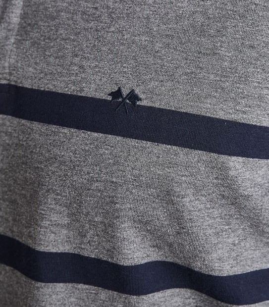Striped Long Sleeve Rugby Top