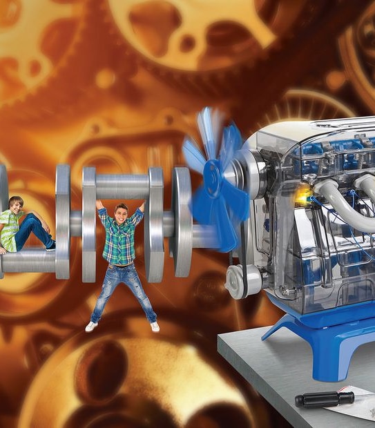 STEM Discovery #Mindblown Model Engine Kit
