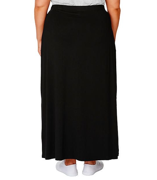 Belle Curve Jersey Maxi Skirt 3 of 4