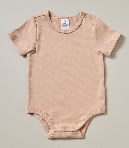 3 Pack Baby Organic Cotton Rib Bodysuits